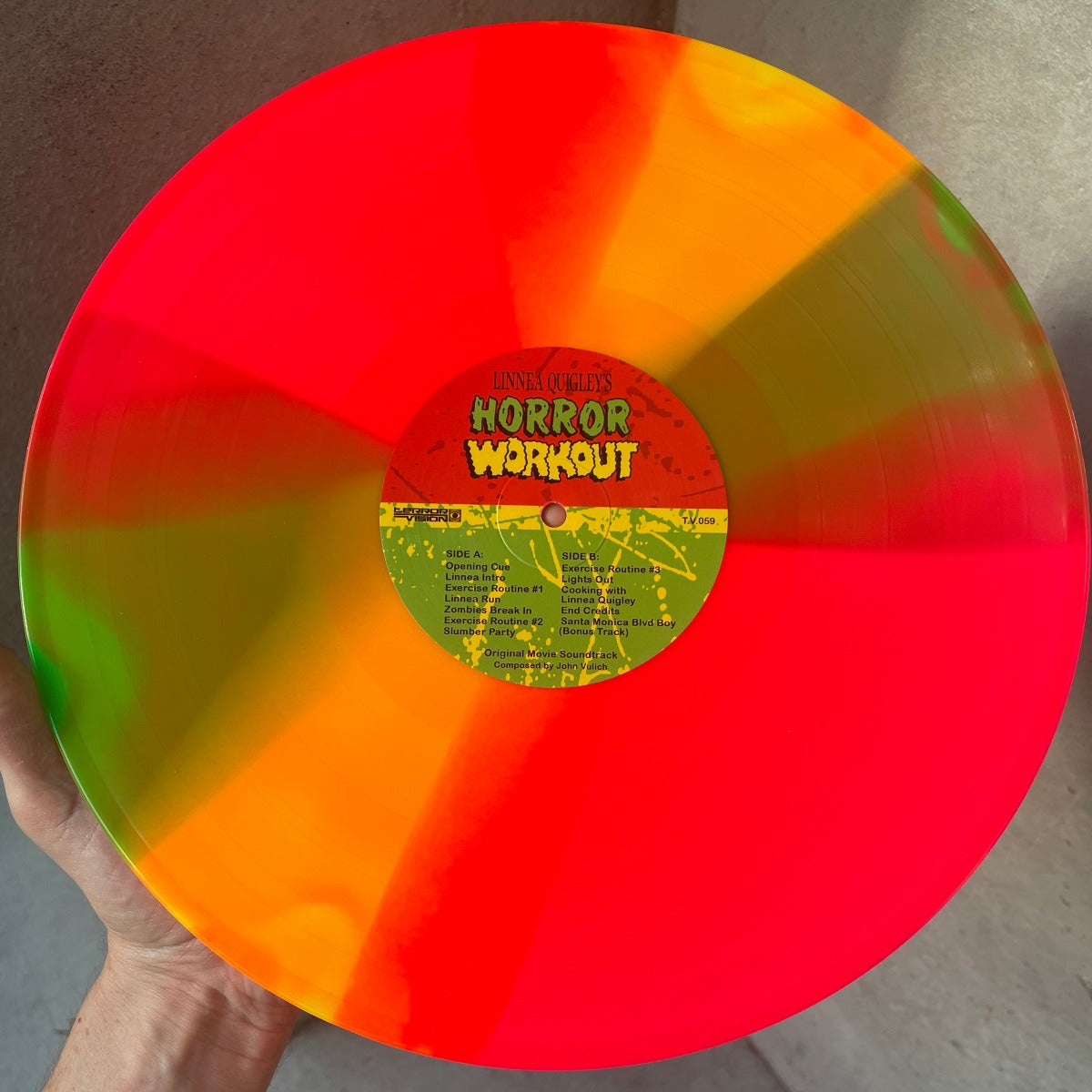 Linnea Quigley's Horror Workout OST LP - Graveface Distribution EXCLUSIVE Colored Vinyl!