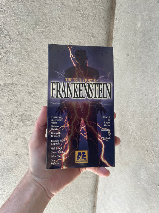 The True Story of Frankenstein VHS