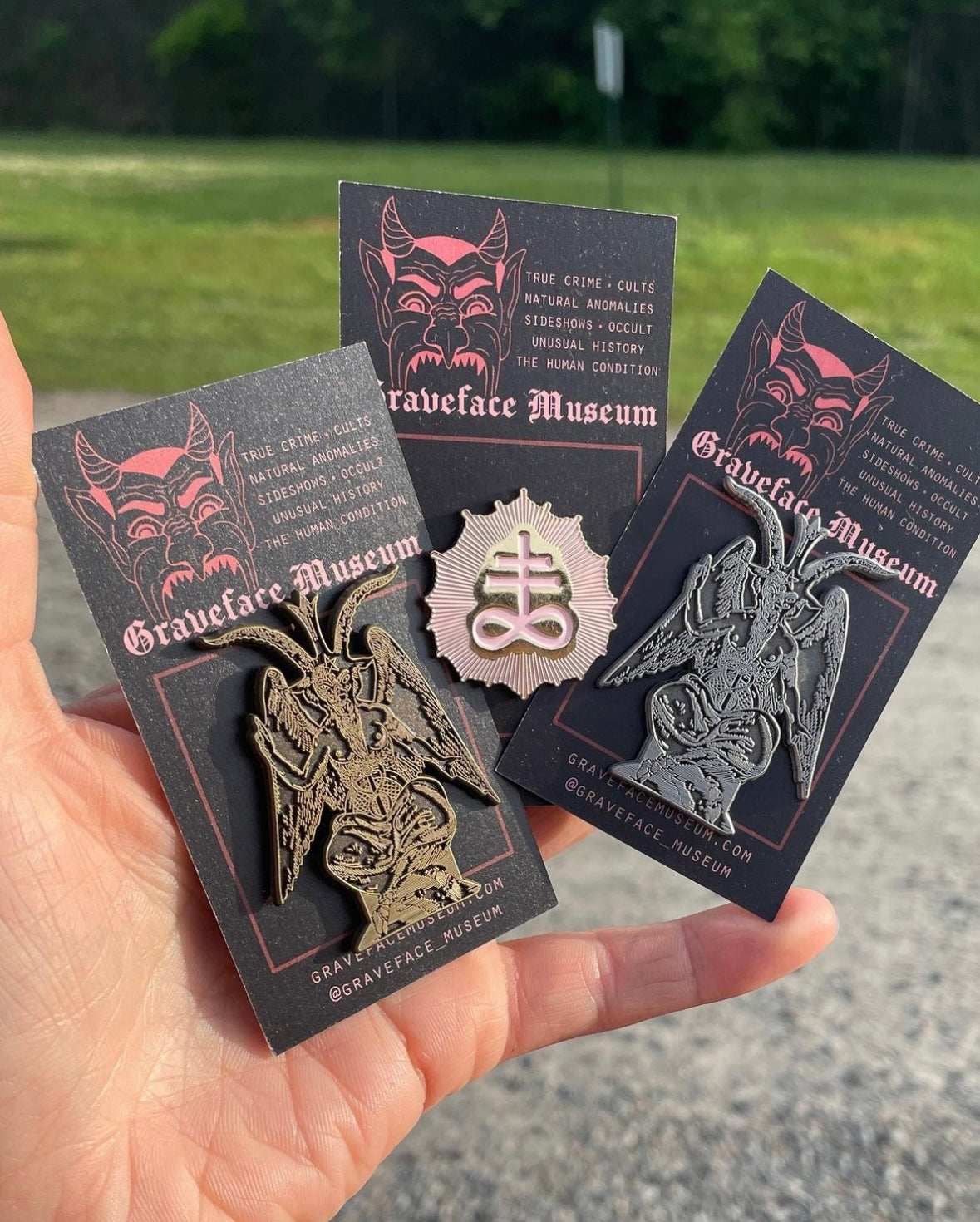 Baphomet enamel pin