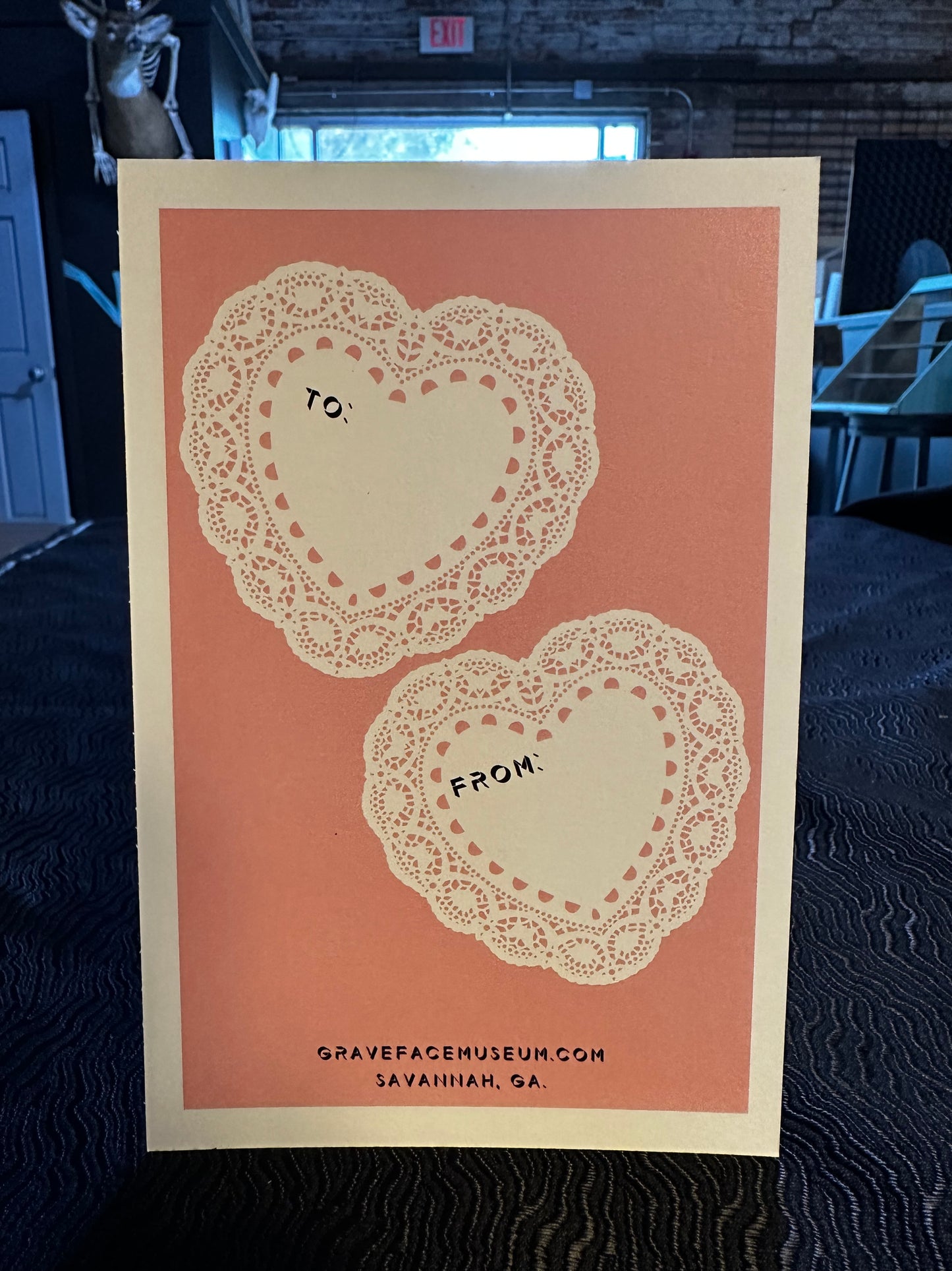 Serial Killer Valentine's Day two-sided cards