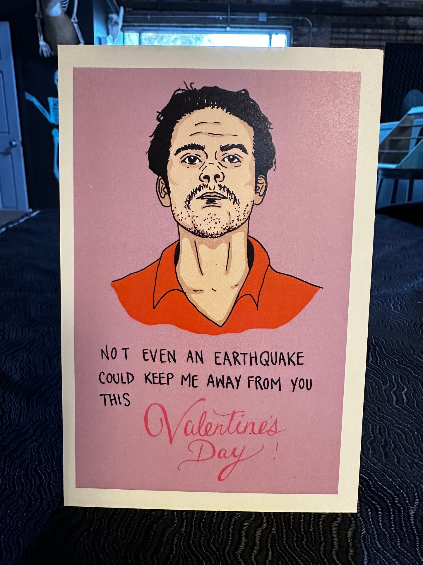 Serial Killer Valentine's Day two-sided cards