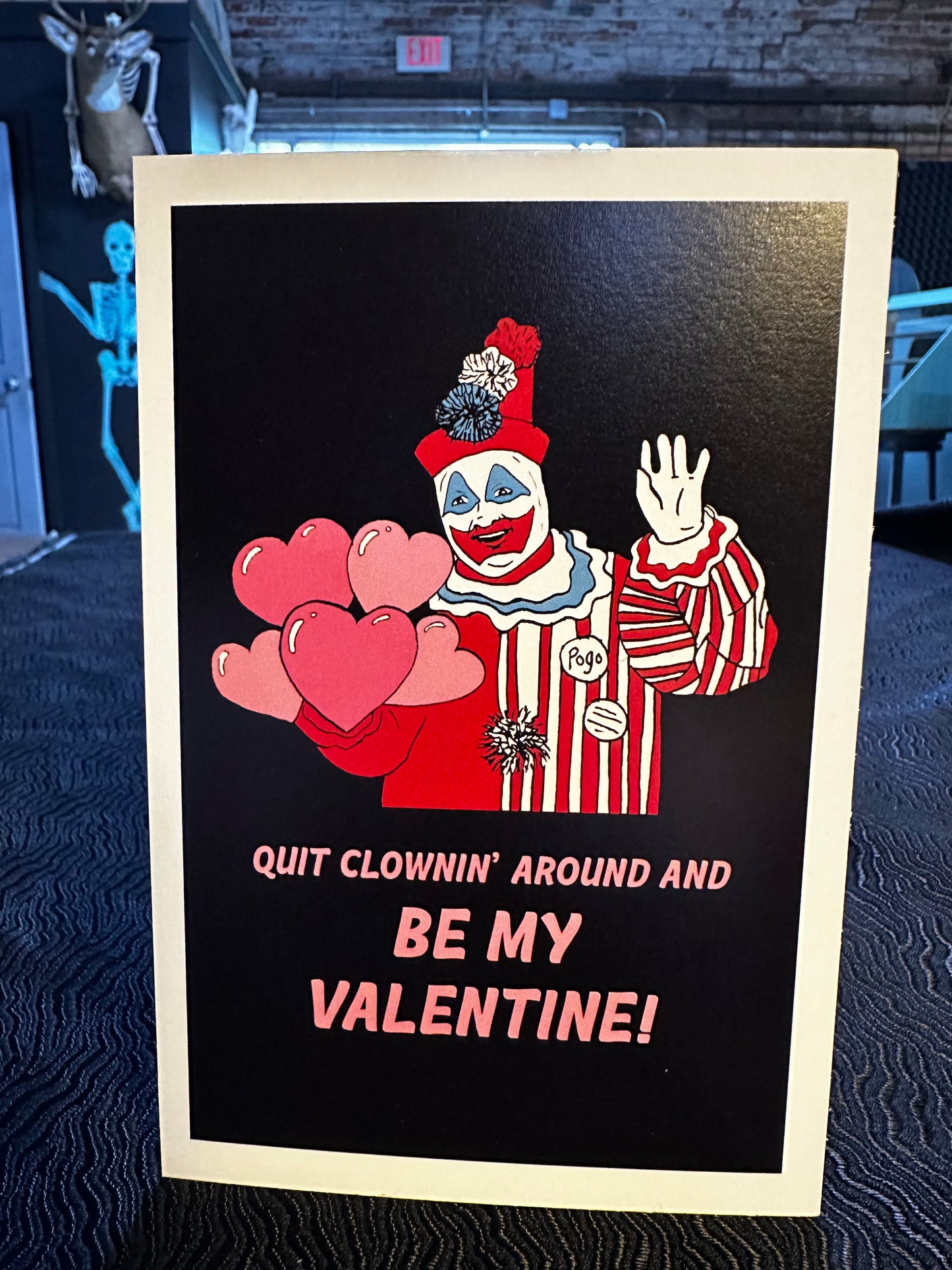 Serial Killer Valentine's Day two-sided cards