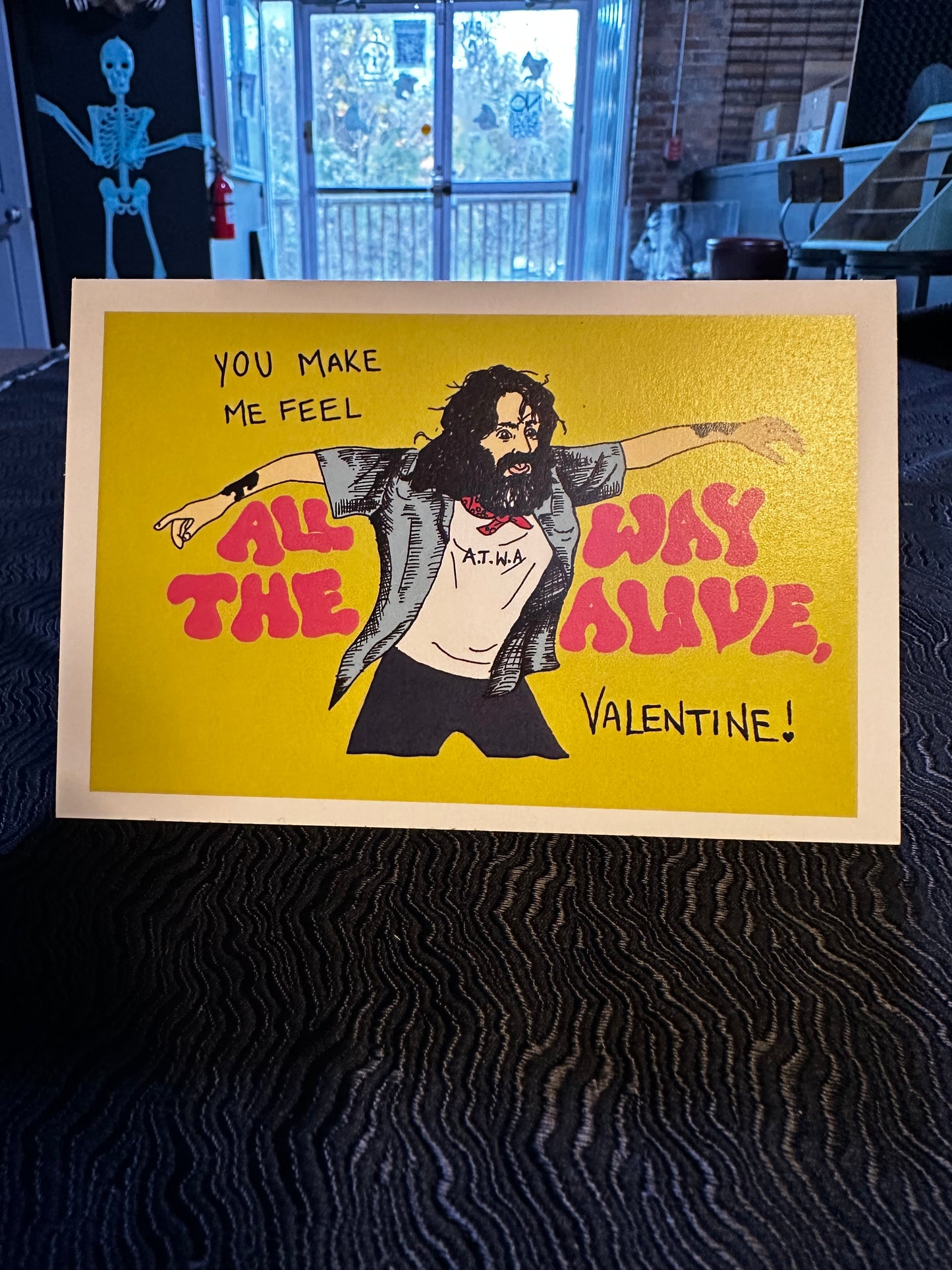 Serial Killer Valentine's Day two-sided cards