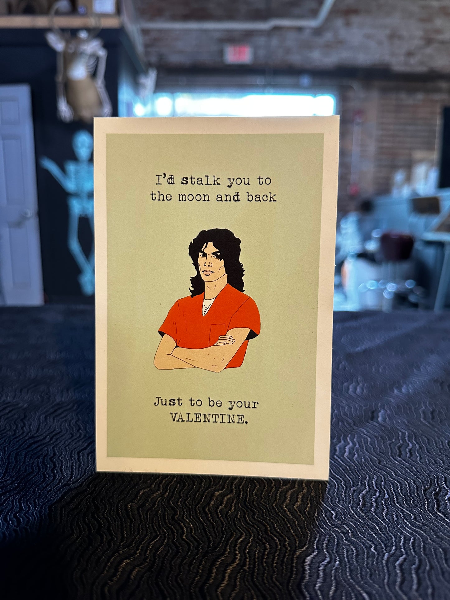 Serial Killer Valentine's Day two-sided cards