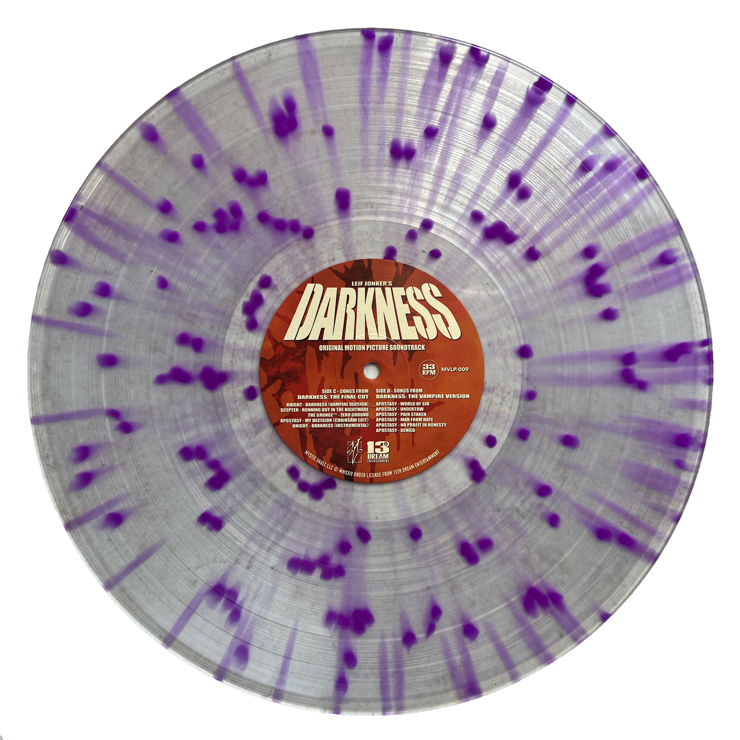 Leif Jonker's Darkness 2xLP OST