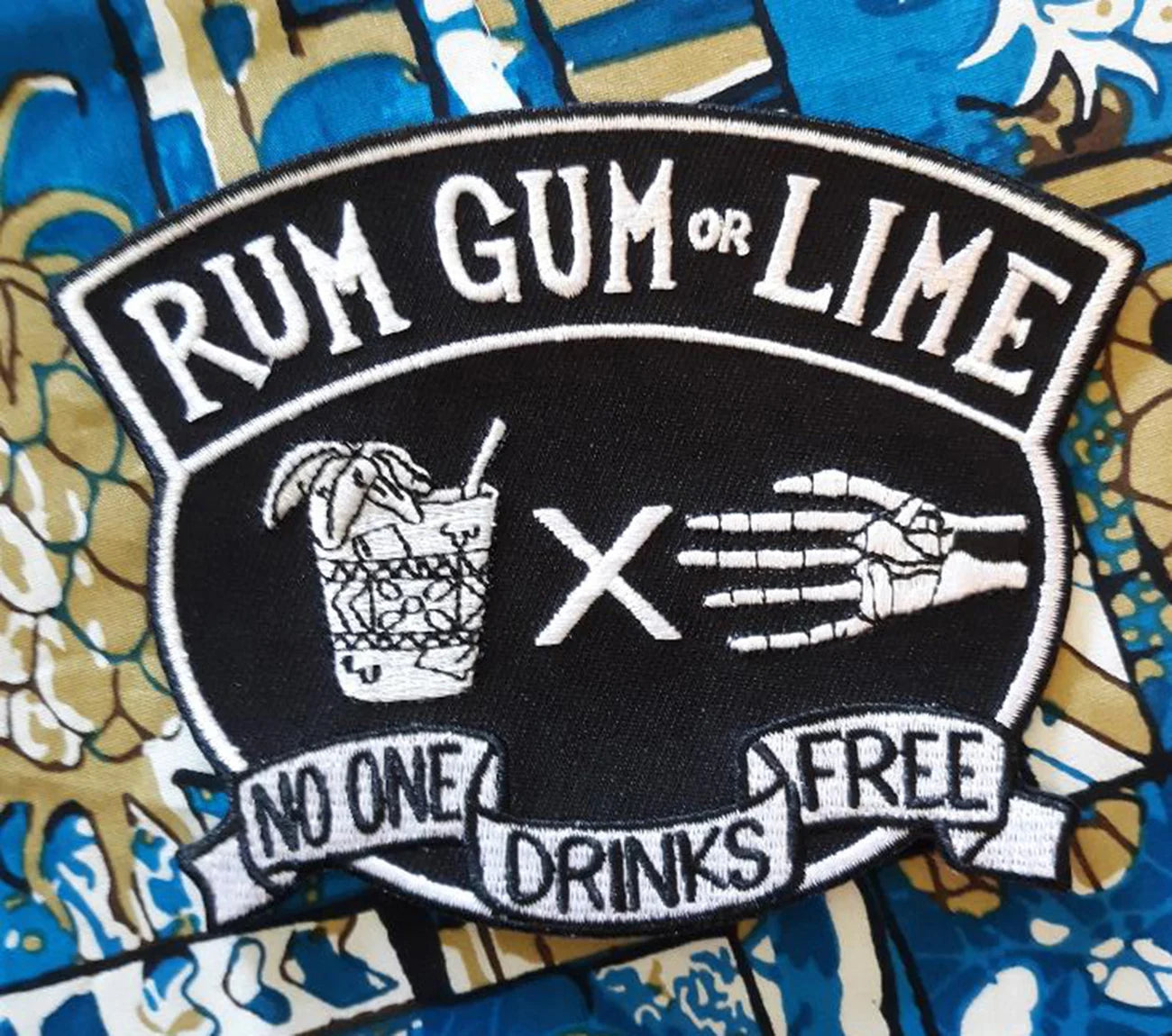 Rum, Gum, or Lime patch