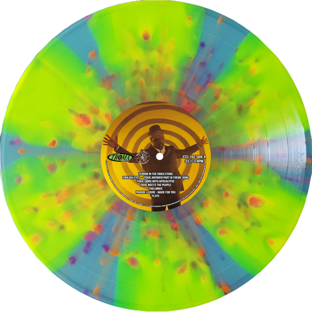 The Toxic Avenger Double Bill: Toxic Avenger II & III OST Graveface Exclusive Toxic Shock vinyl