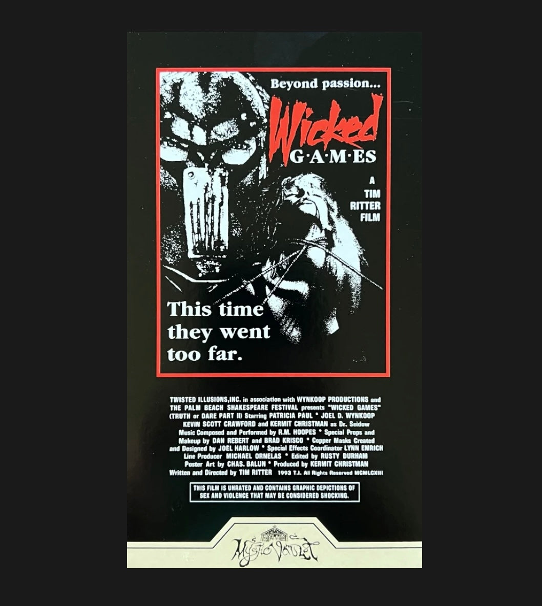 Wicked Games SOV VHS – Graveface