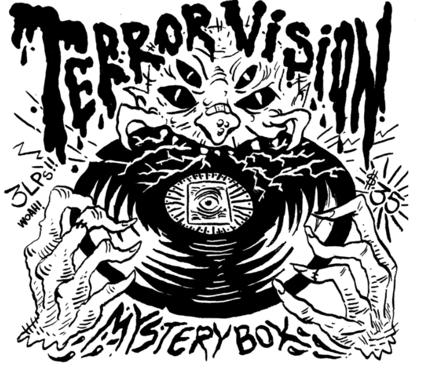 Terror Vision LP Mystery Box (3 LPs for $35)