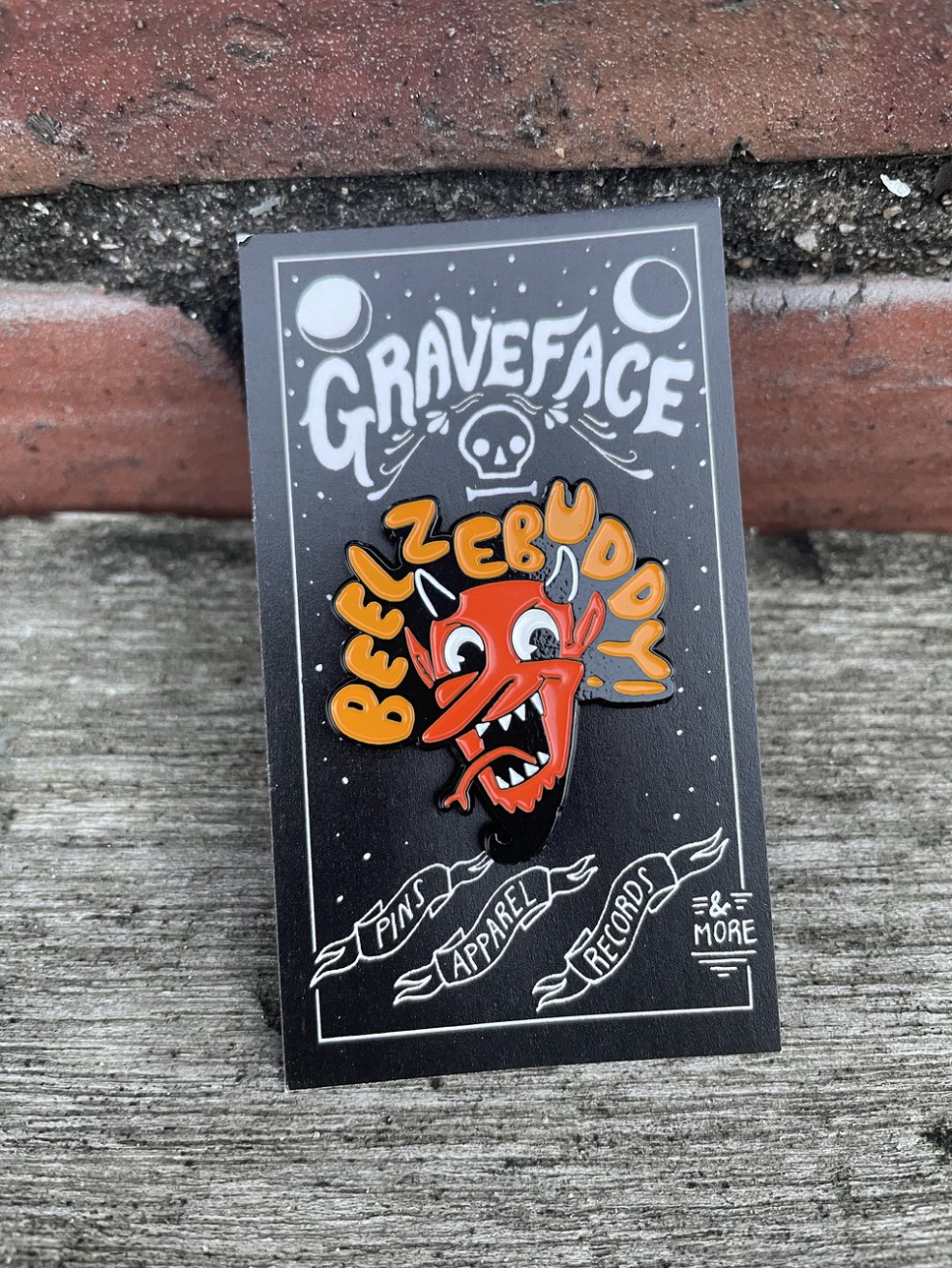 Beelzebuddy enamel pin
