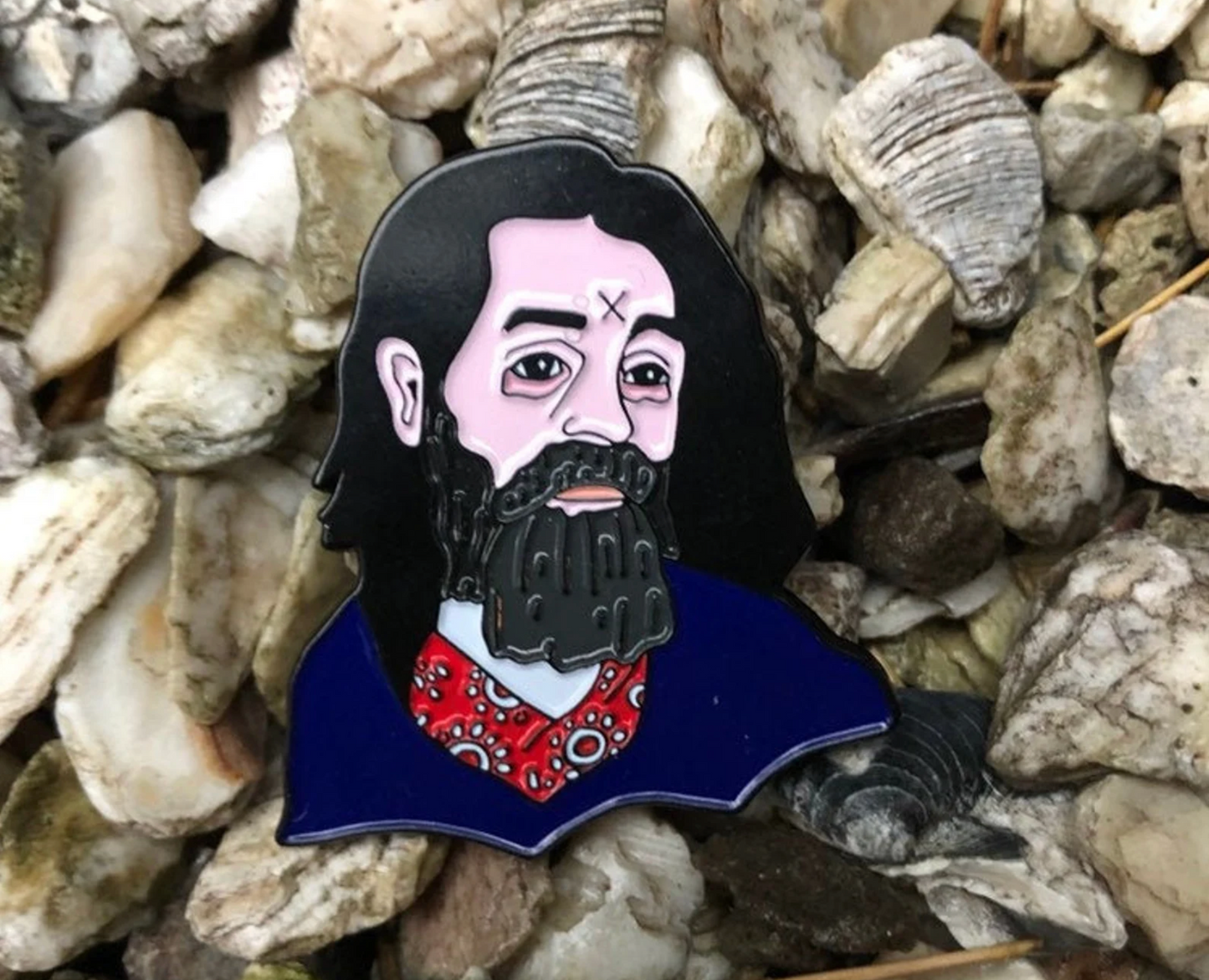 Charles Manson enamel pin
