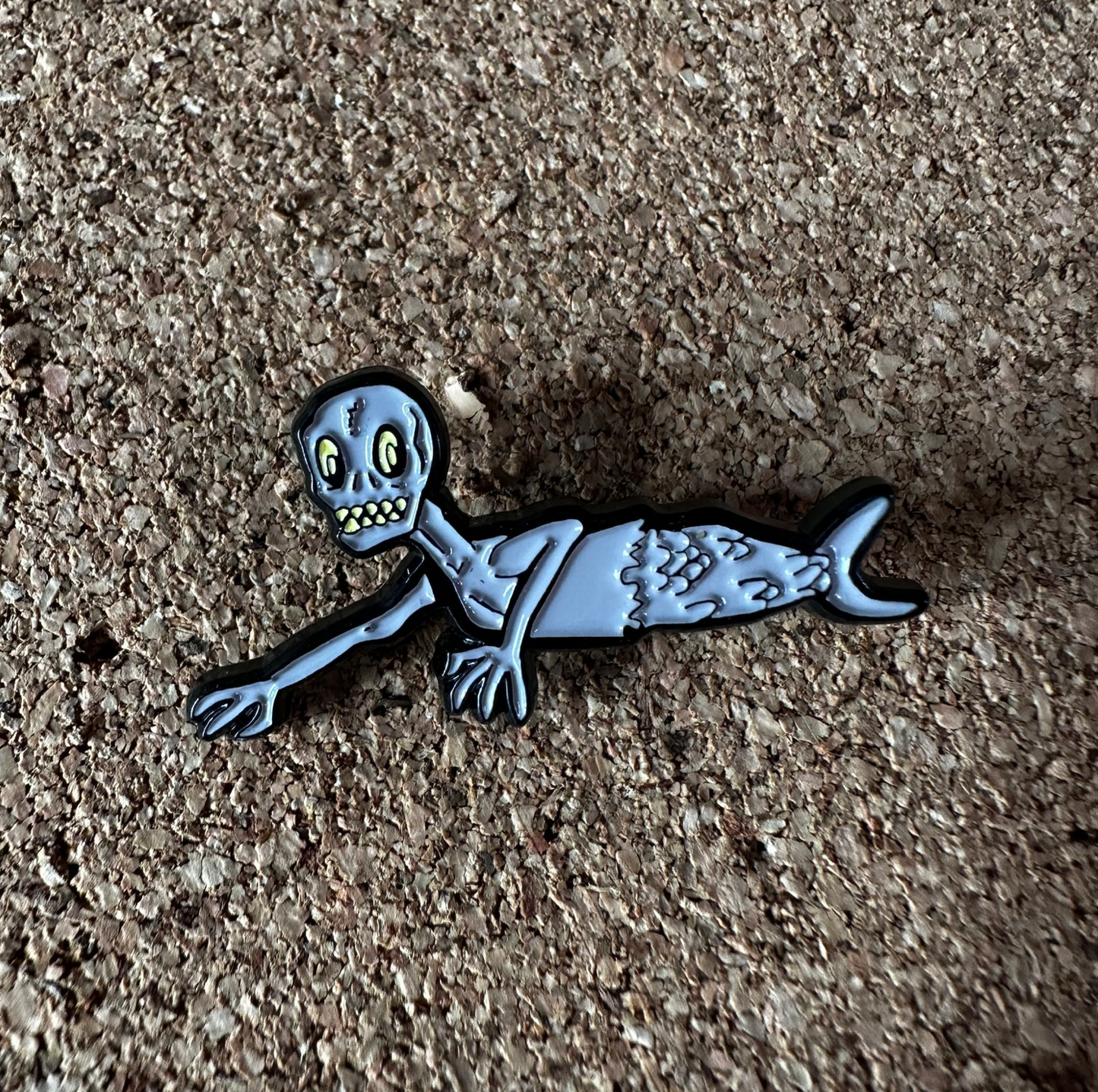 Feejee Mermaid enamel pin