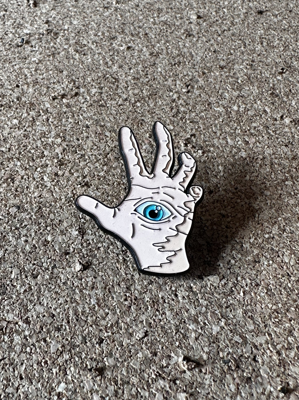 The Gate Hand enamel pin