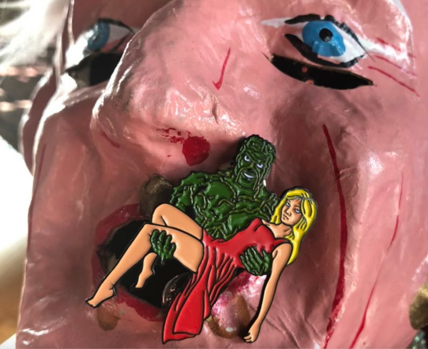 Return of Swamp Thing enamel pin