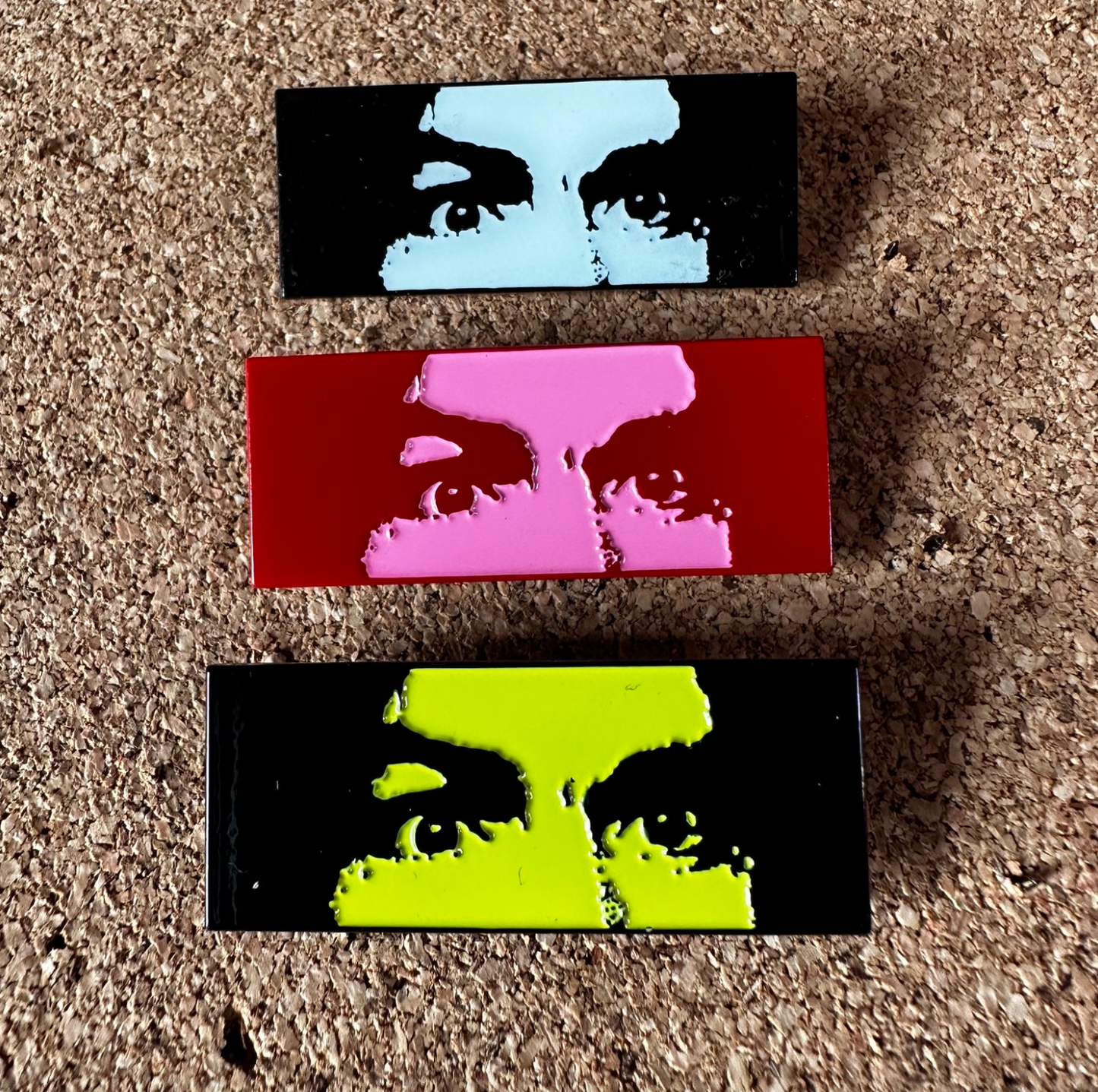 Manson Eyes enamel pin