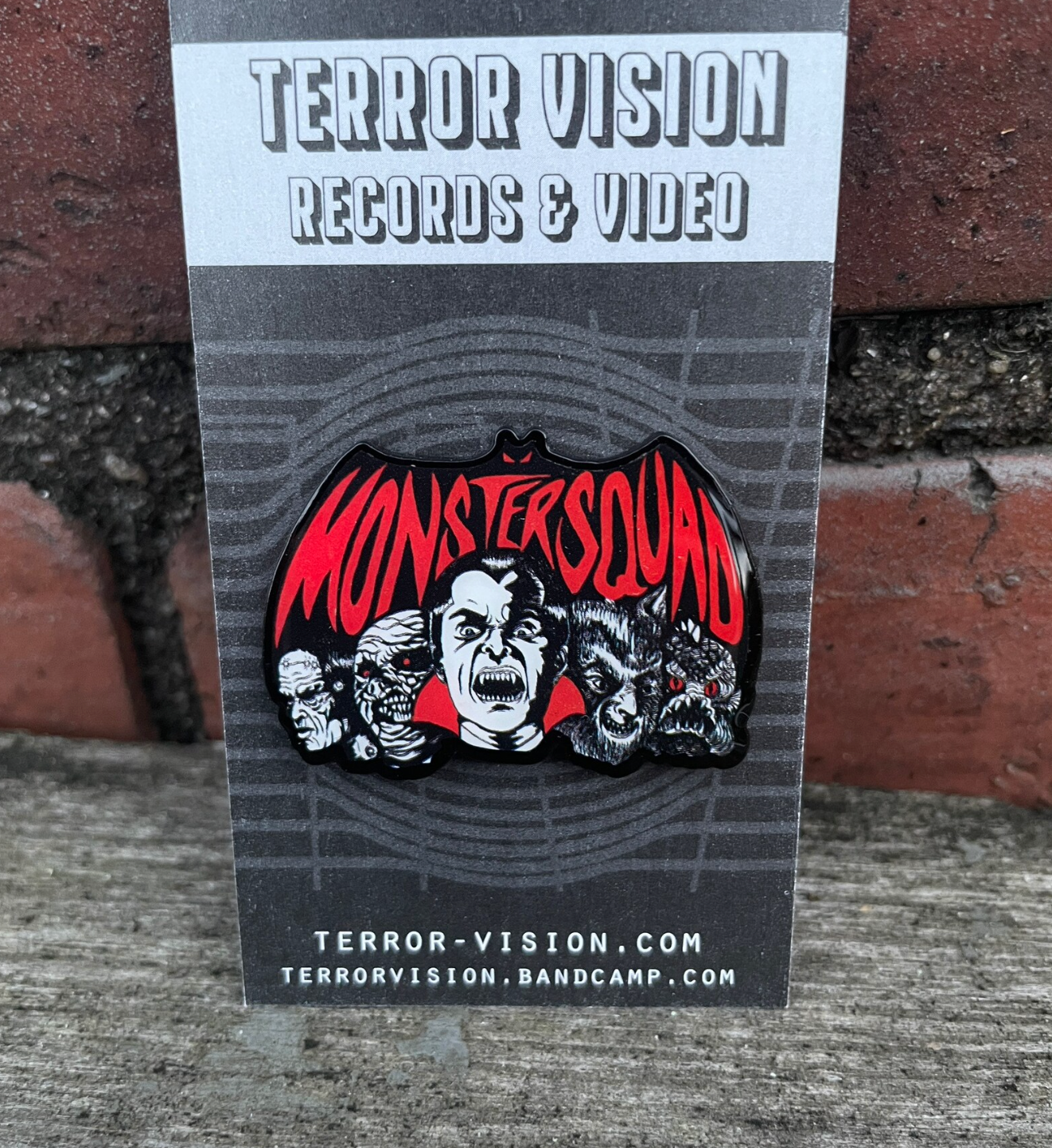 Monster Squad enamel pin