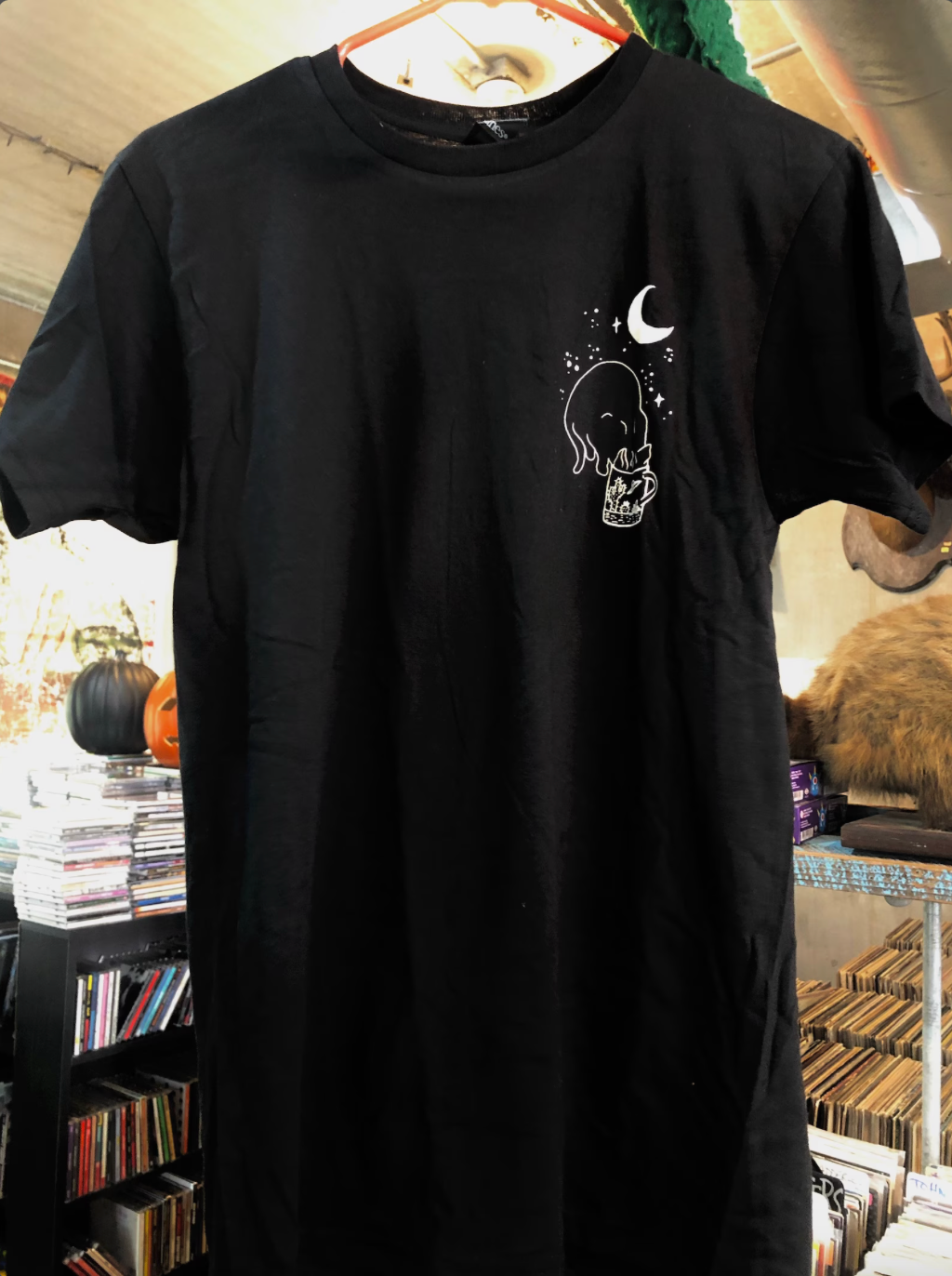 Catduction Tee | Cats Are Aliens | UFO Tee Front and Back print