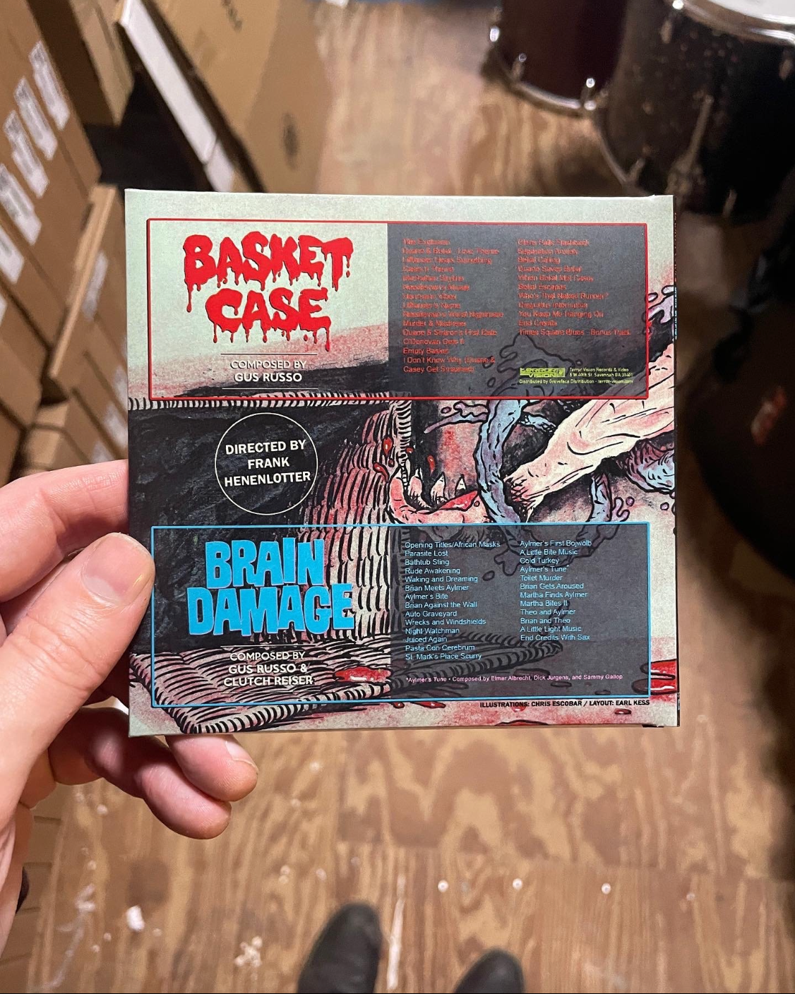 Basket Case/Brain Damage OST combo cd