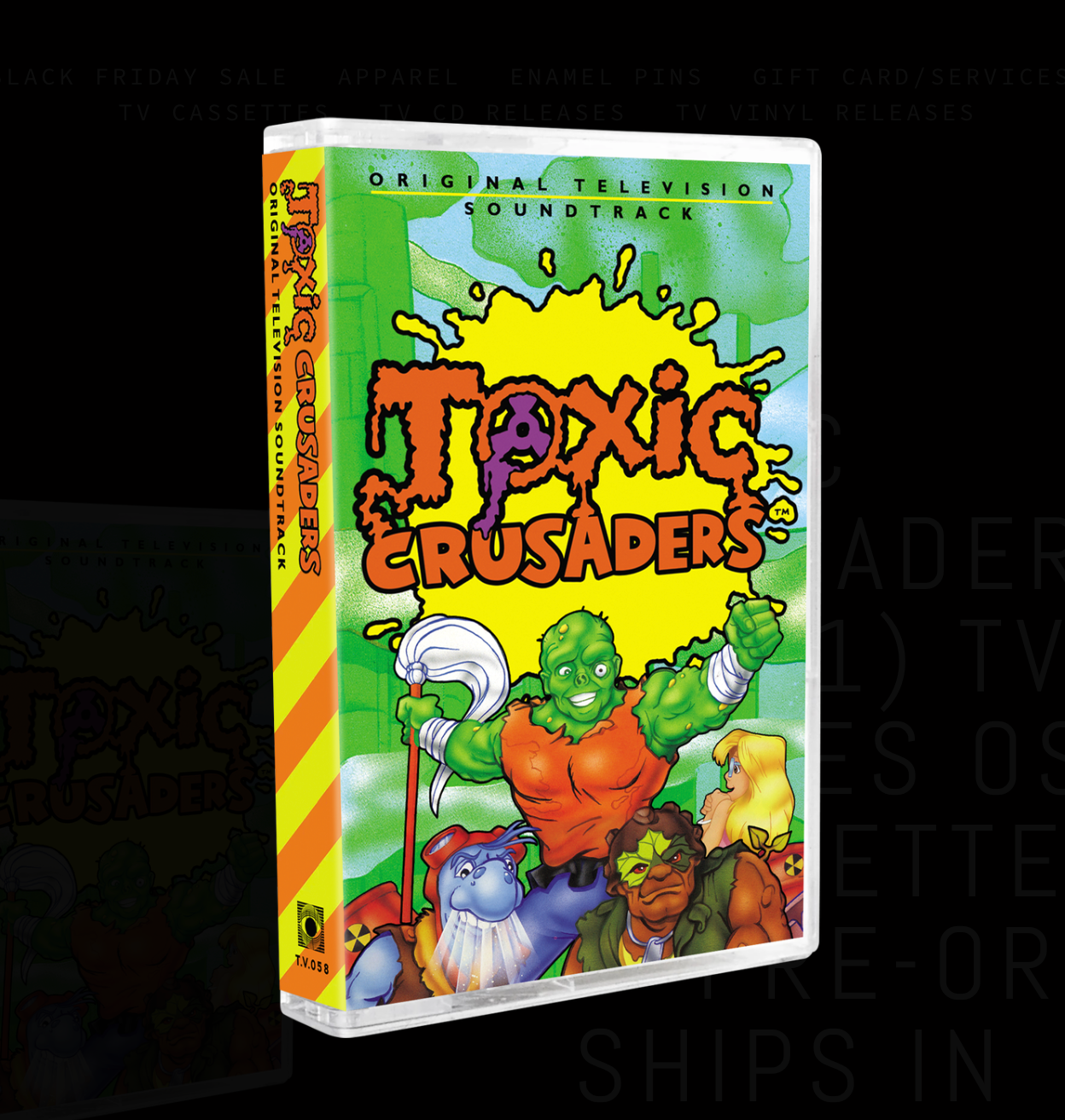 TOXIC CRUSADERS (1991) TV SERIES OST CASSETTE