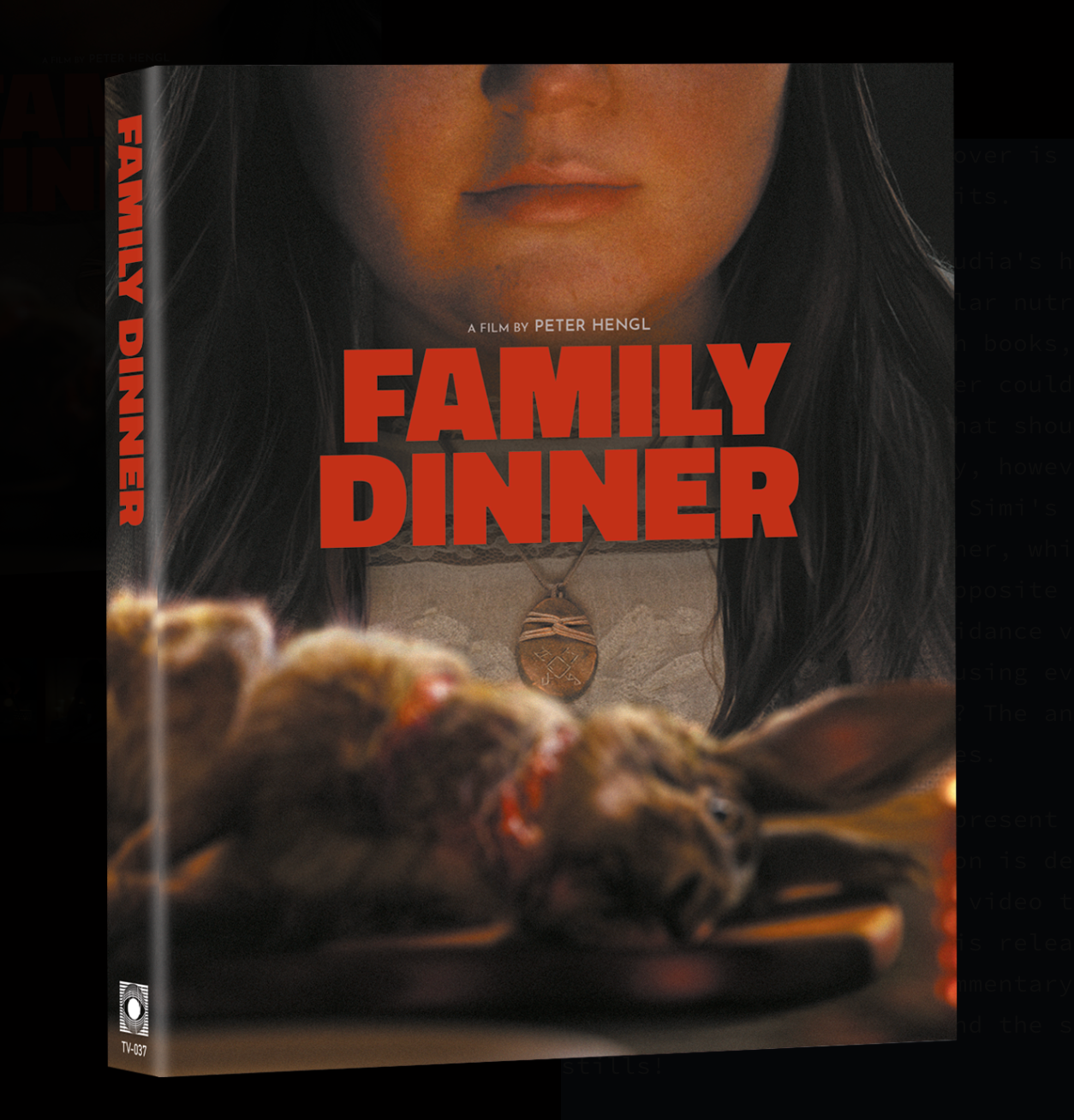 Family Dinner (2022) blu-ray with slipcover