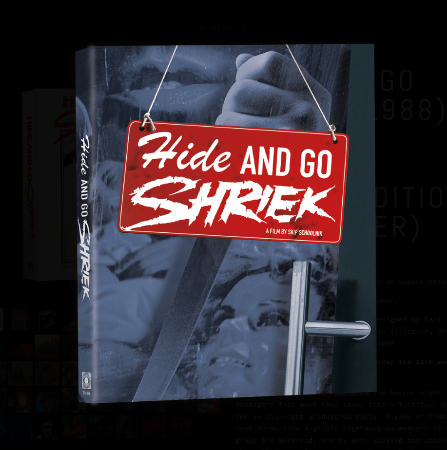 Hide and Go Shriek (1988) 2-Disc (UHD/BD) Deluxe Edition (PRE-ORDER)