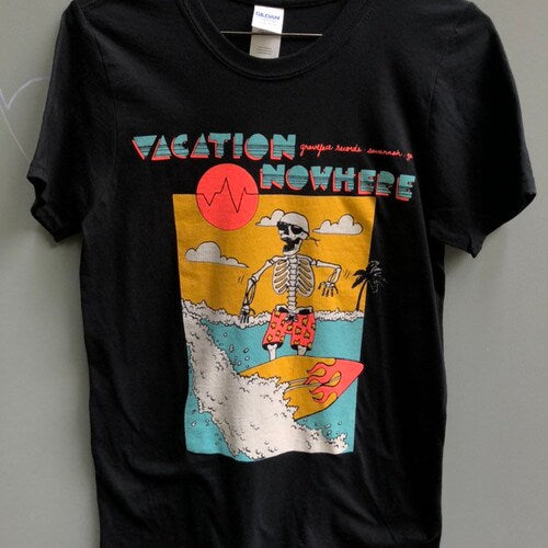 Vacation Nowhere Graveface Records shirt