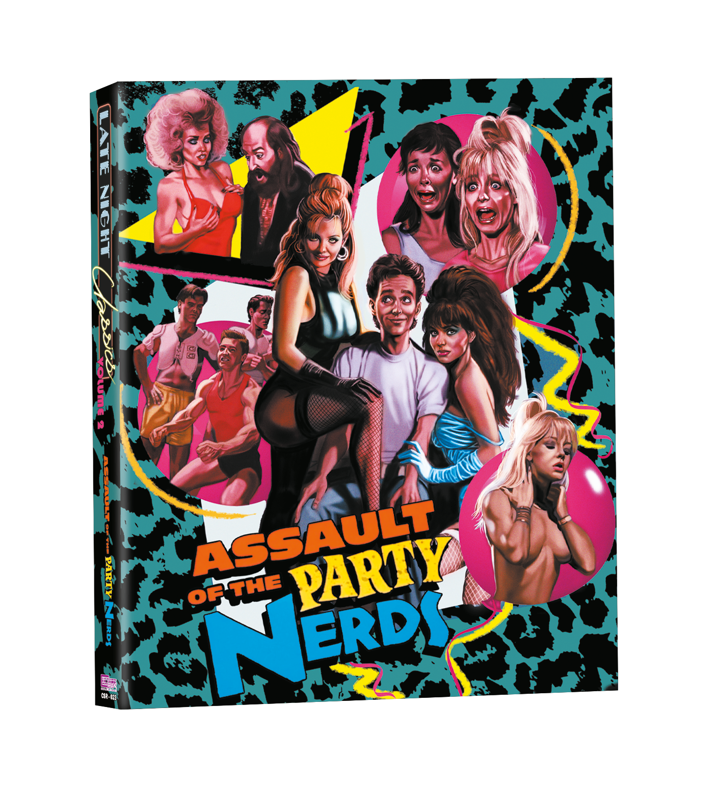 Late Night Classics Volume 2: Assault of the Party Nerds (1989) & Assault of the Party Nerds 2: The Heavy Petting Detective (1995) 3 Disc Blu-ray/CD - Culture Shock Releasing / Graveface Distro