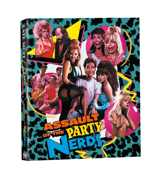 Late Night Classics Volume 2: Assault of the Party Nerds (1989) & Assault of the Party Nerds 2: The Heavy Petting Detective (1995) 3 Disc Blu-ray/CD - Culture Shock Releasing / Graveface Distro