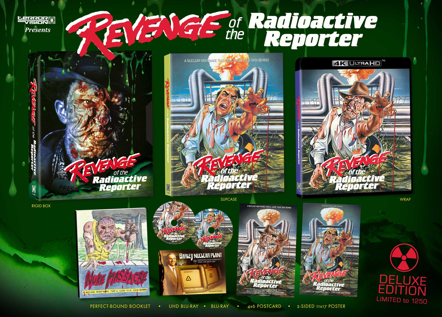 Revenge of the Radioactive Reporter (1990) Deluxe 4K UHD/blu-ray 2 Disc set