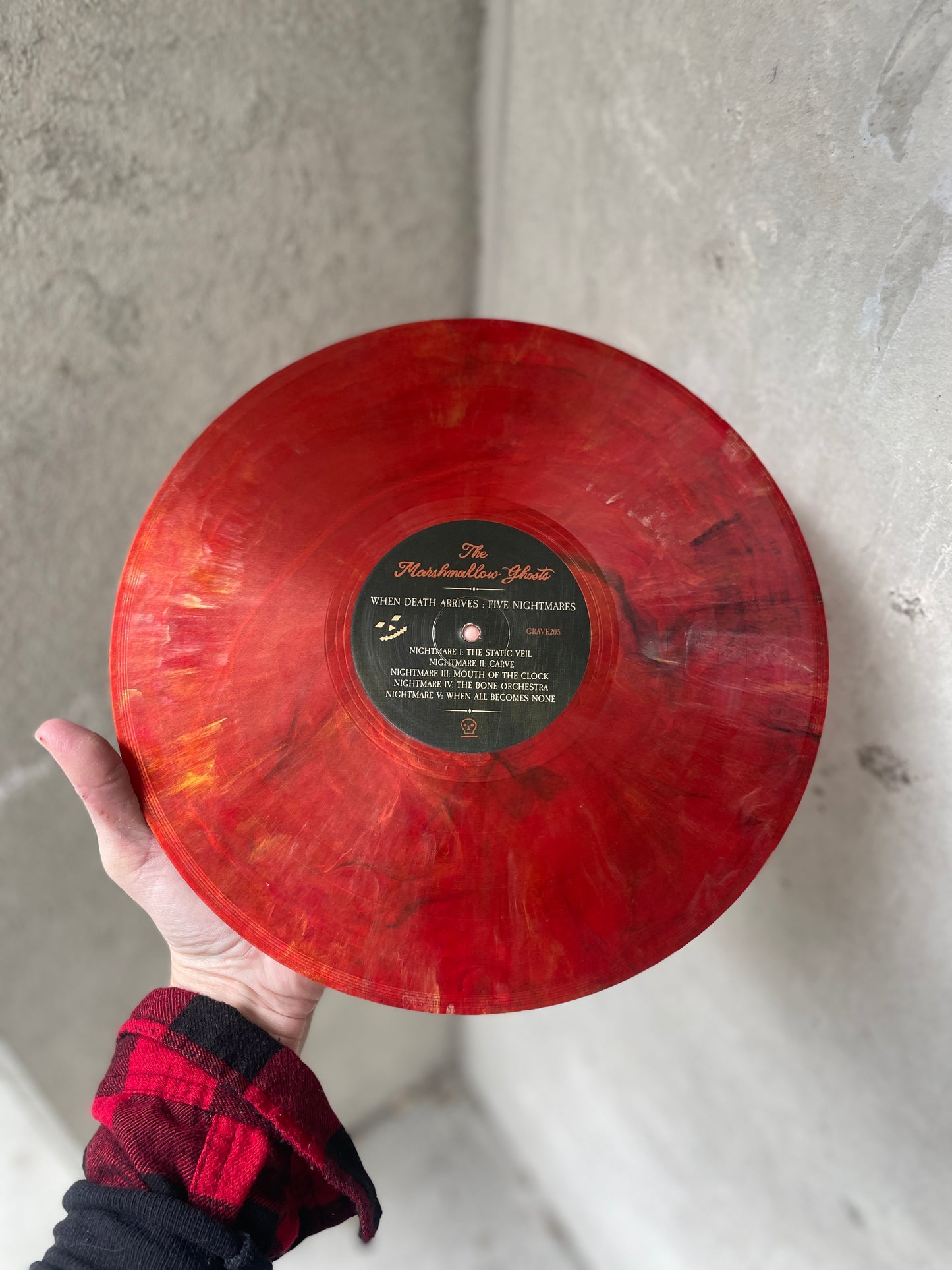 The Marshmallow Ghosts "When Death Arrives: Five Nightmares" 2nd Pressing (Graveface Records)