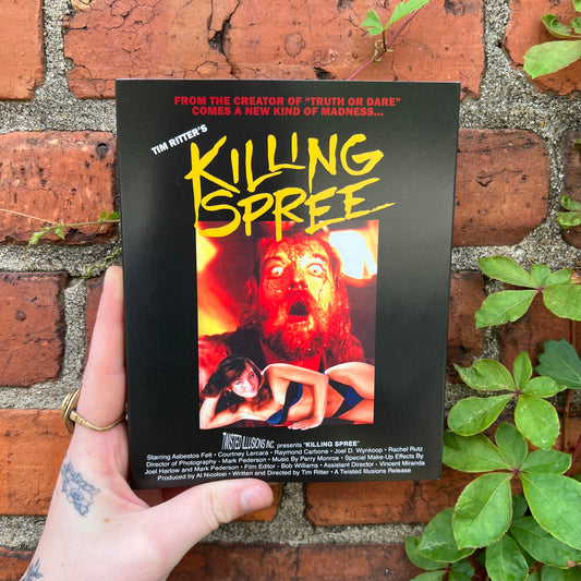 Killing Spree blu-ray with slipcover Budget Video Edition