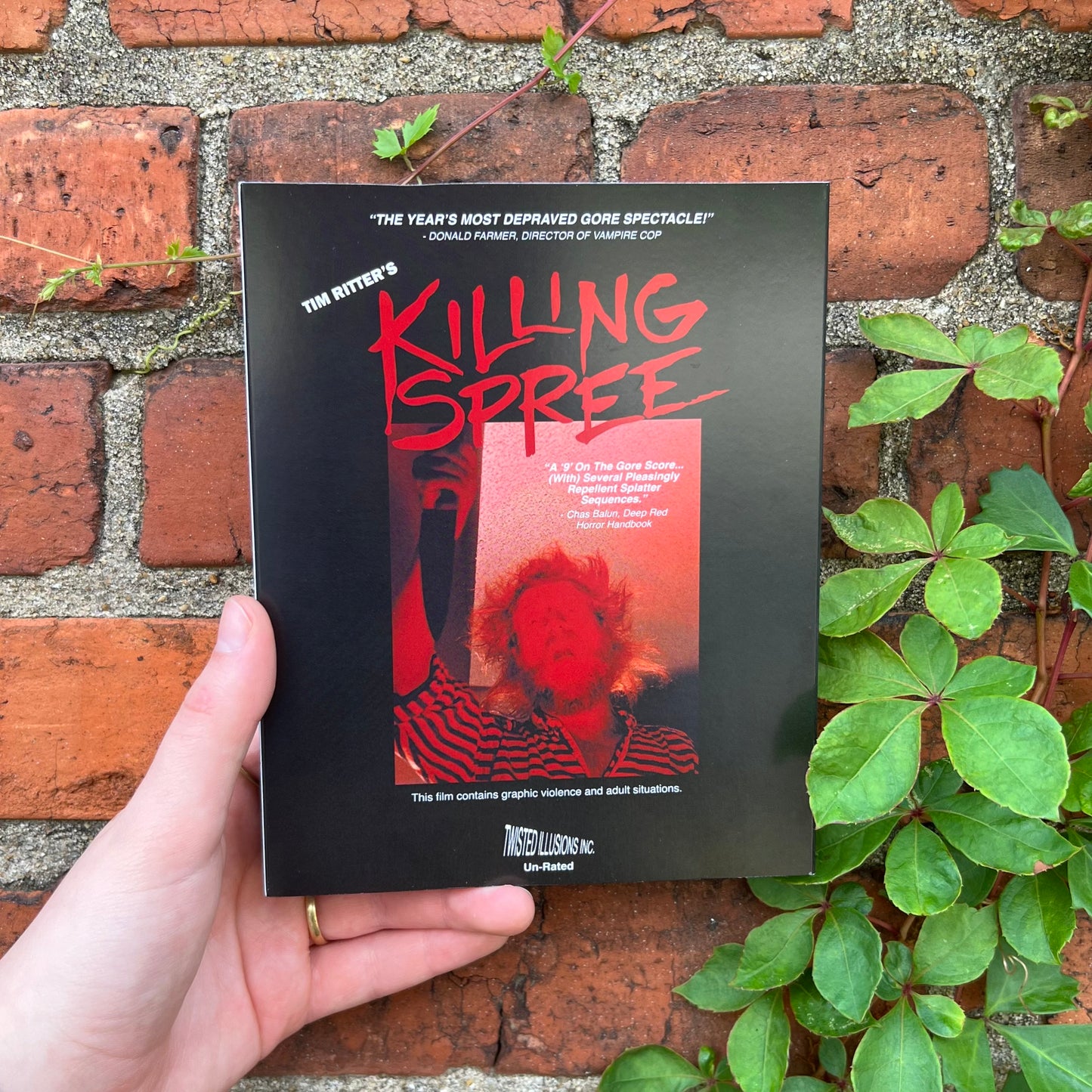 Killing Spree blu-ray with slipcover Budget Video Edition