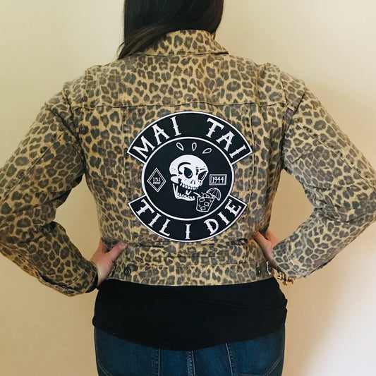 Mai Tai Til I Die 10" backpatch