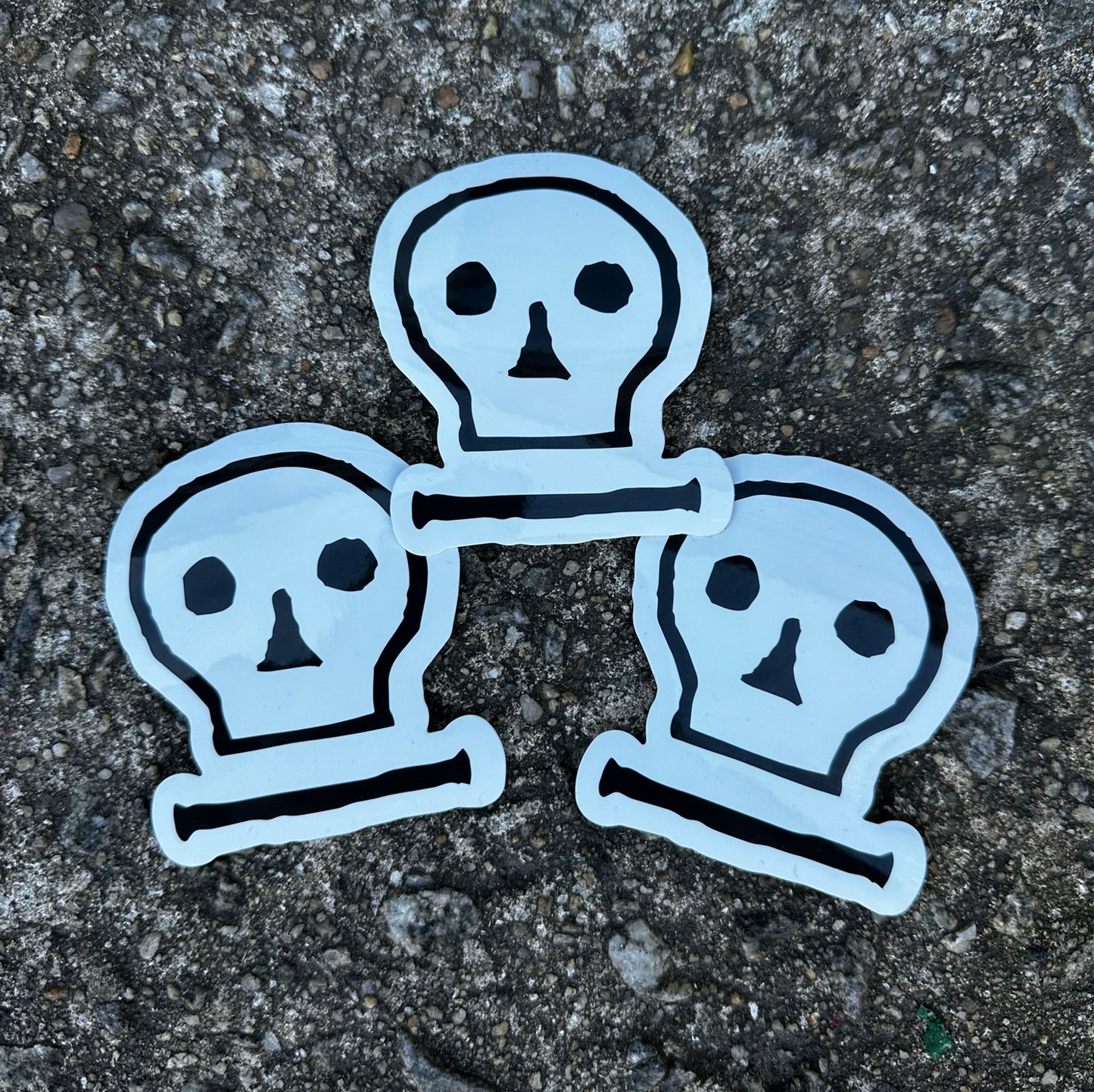 Graveface logo sticker bundle of 3