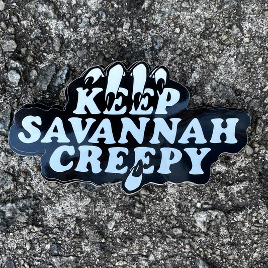 Keep Savannah Creepy sticker bundle of 3