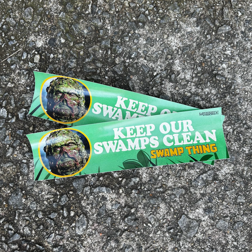 Return of Swamp Thing sticker bundle of 3 – Graveface