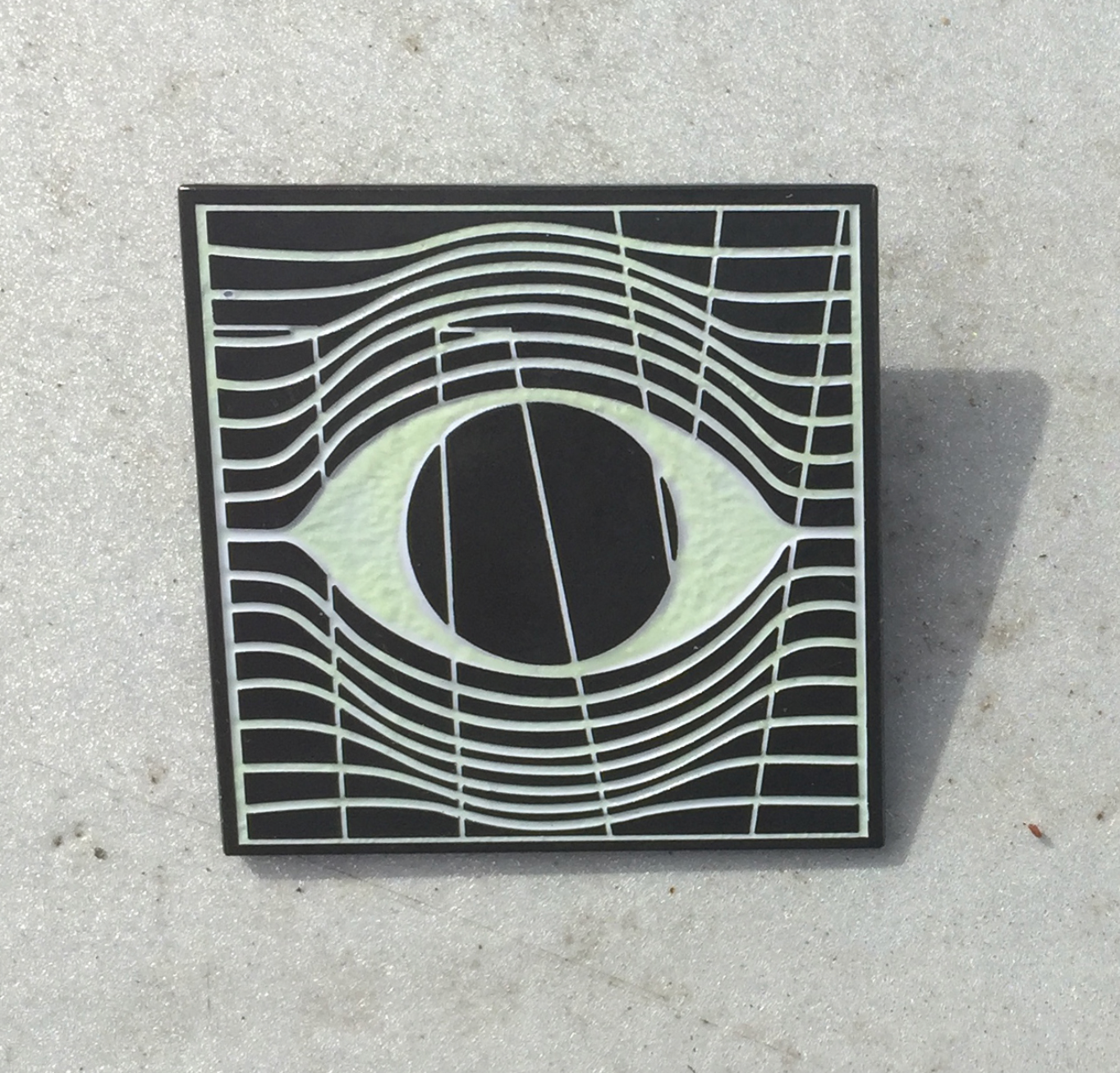Terror Vision logo enamel pin