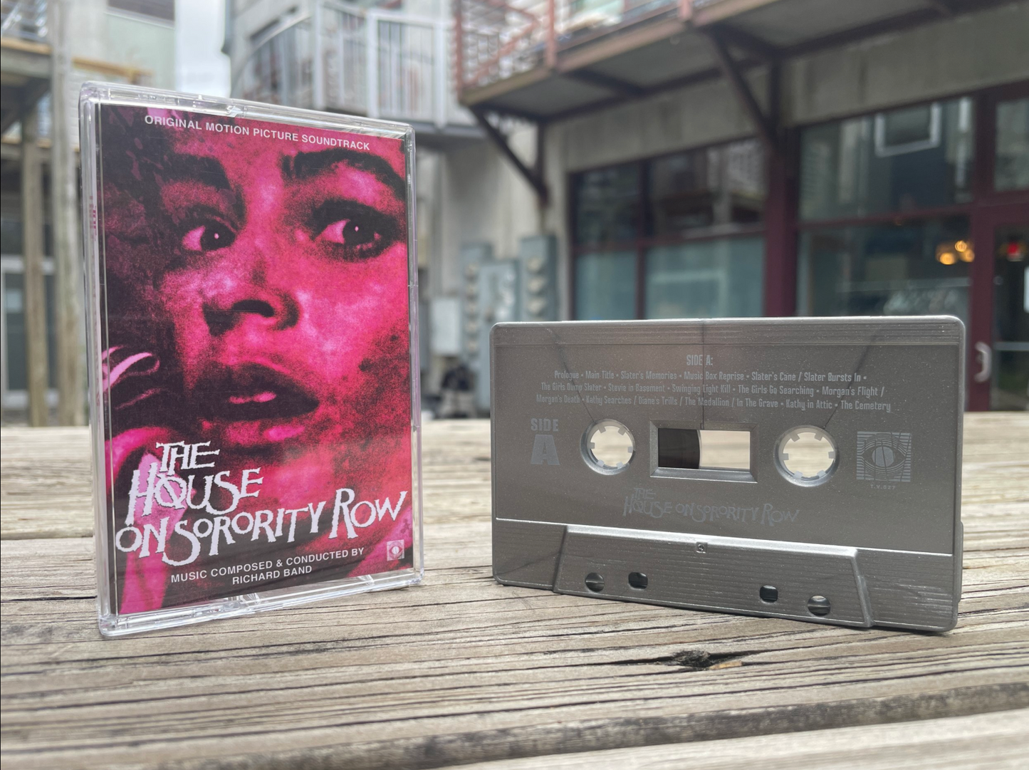 TV027: The House on Sorority Row OST cassette