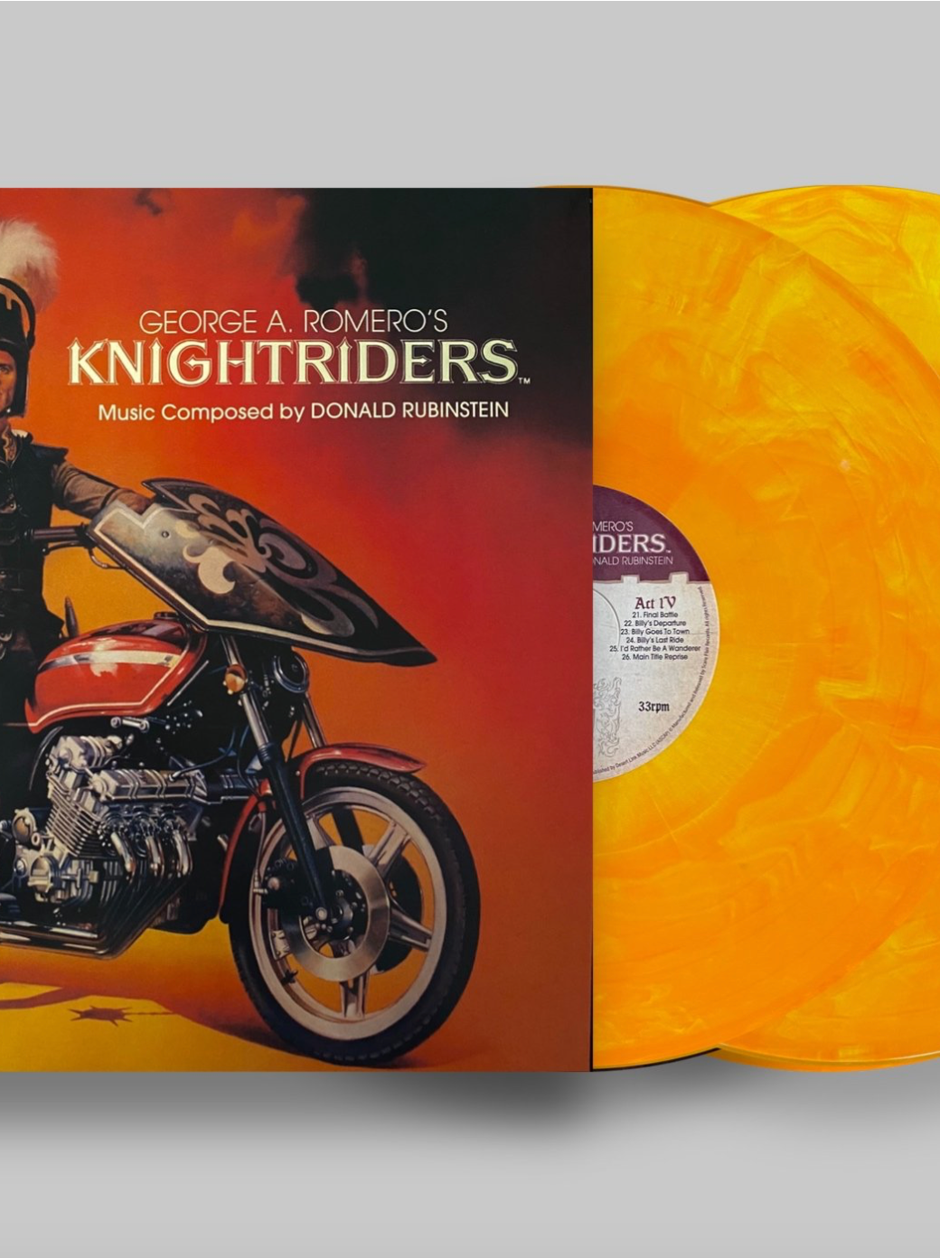 George A. Romero's Knightriders Official Score LP