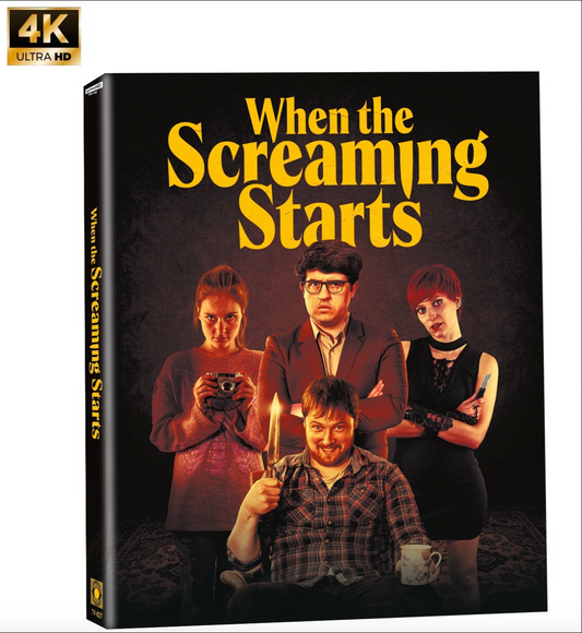 When the Screaming Starts UHD blu-ray with slip