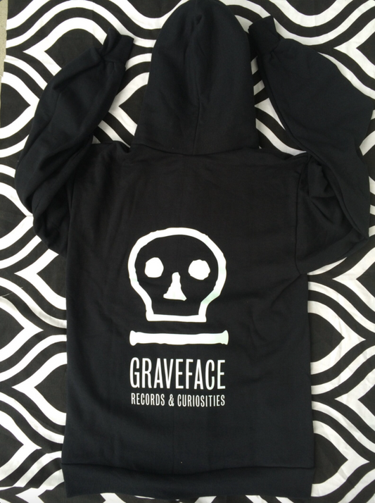 Graveface Records zip up hoodie