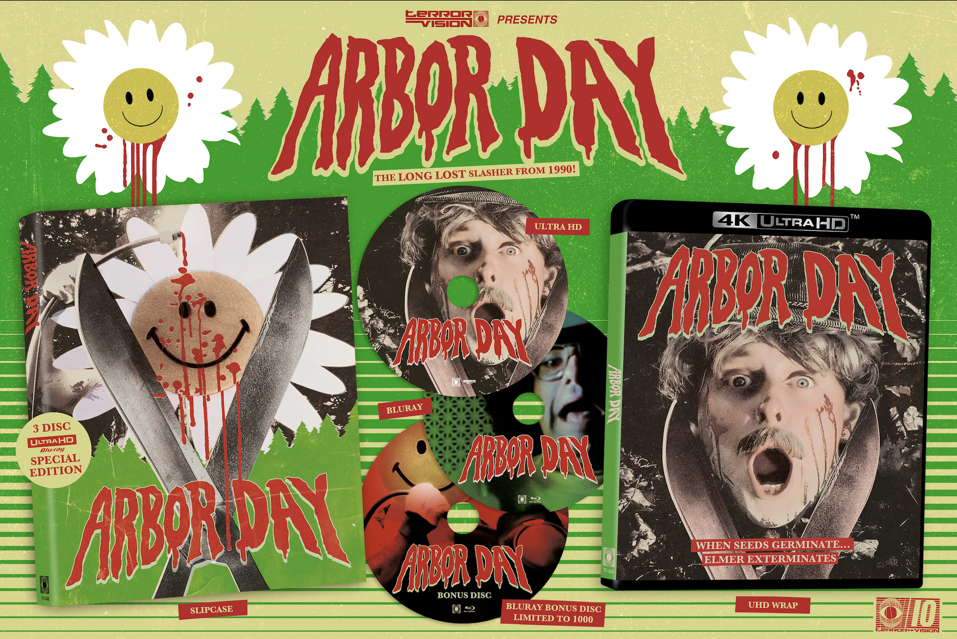 ARBOR DAY (1990) - 4K UHD/BLU-RAY (Terror Vision) – Graveface