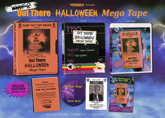 WNUF 2 (Out There Halloween Mega Tape) Deluxe Edition blu-ray (limited to 2000)